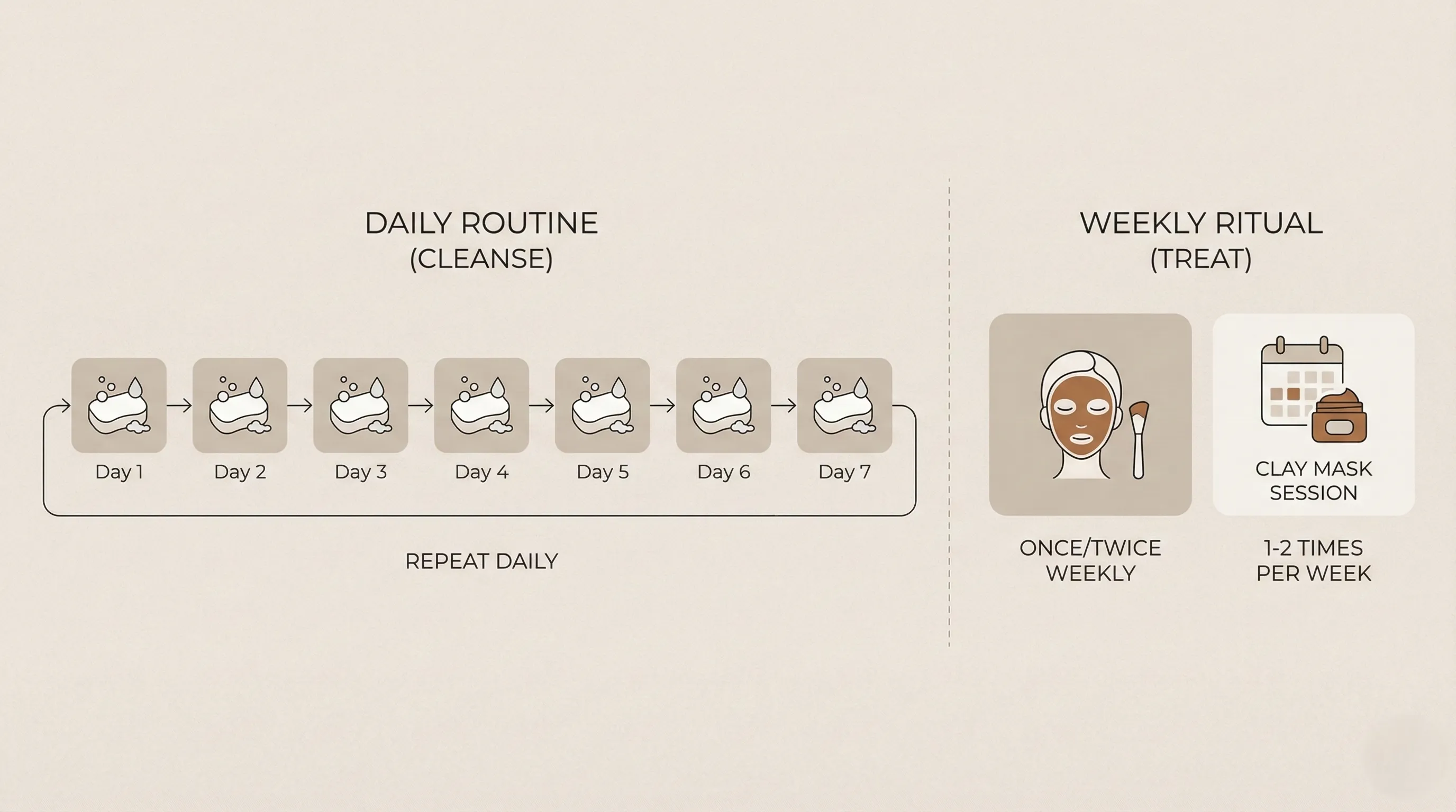 Diagram illustrating damaged skin barrier with water loss versus an intact barrier